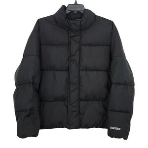 Fabletics Essential Puffer Jacket Womens 2X Black Quilted Full Zip JT2500514